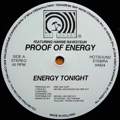 Proof Of Energy featuring Hansie Ravesteijn - Energy Tonight (A).jpg