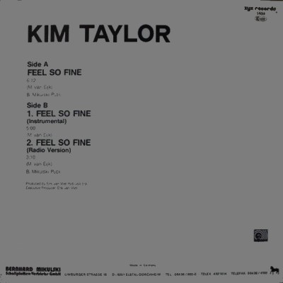 Kim Taylor – Feel So Fine (List).jpg