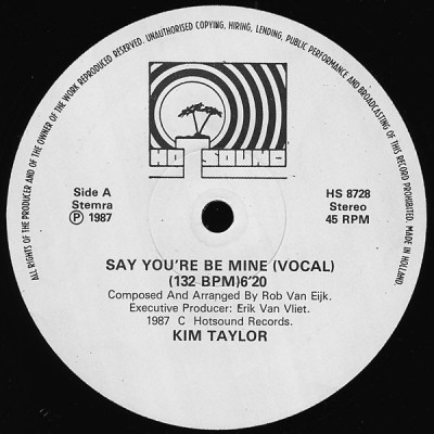 Kim Taylor - Say You'll Be Mine (A).jpg