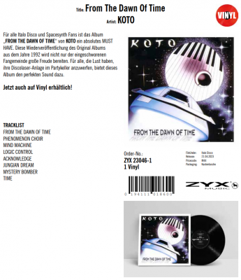 Koto - From The Dawn Of Time (New Vinyl).png