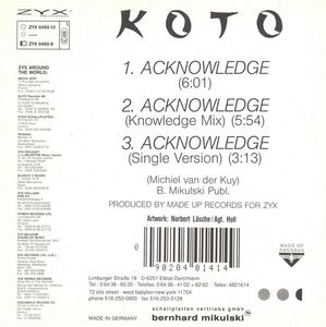 Koto - Acknowledge (Tracks).jpg