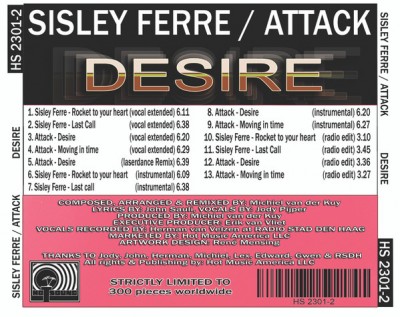 Sisley Ferré, Attack - Desire (List).jpg